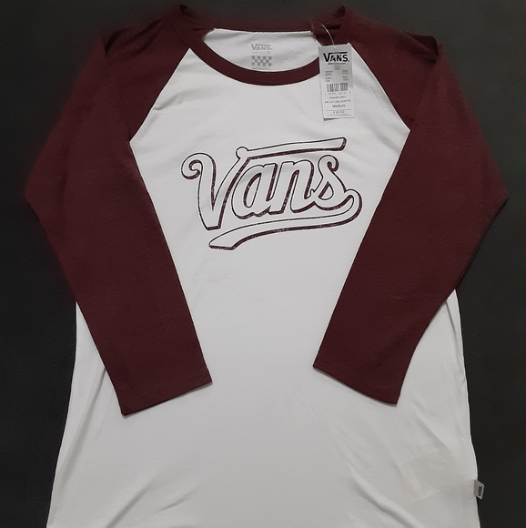 Vans Tops - Vans Womens Long Sleeve Crew Neck T-Shirt